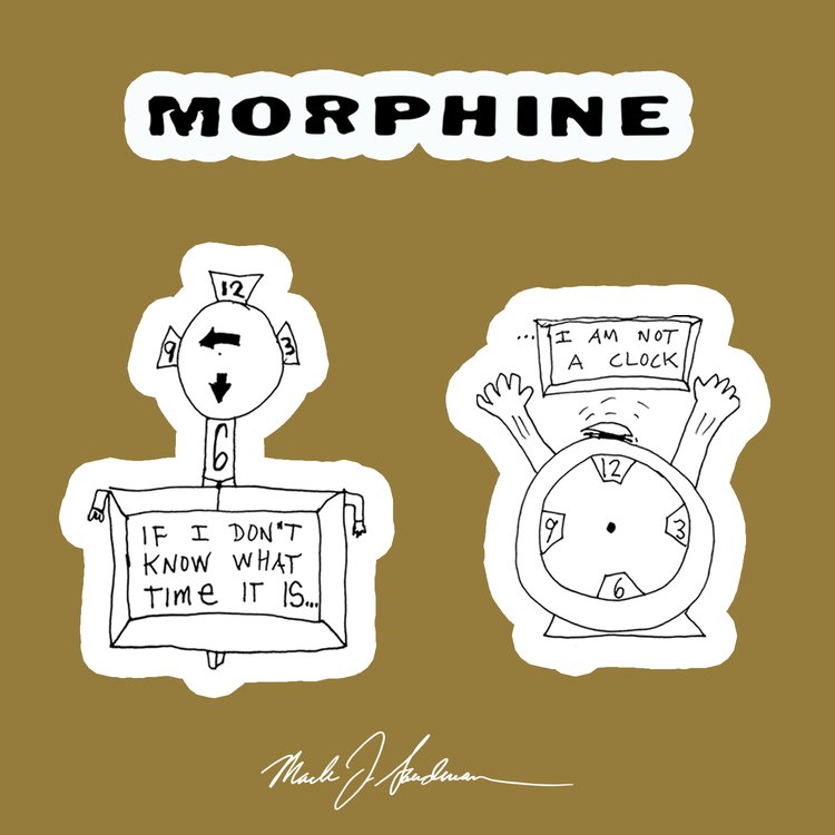 'I Am Not A Clock' Sticker Set