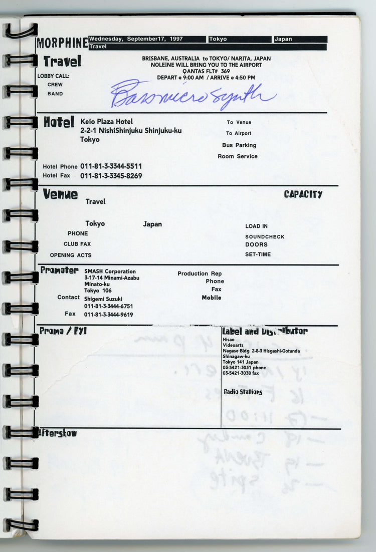 Japan Tour - September 1997