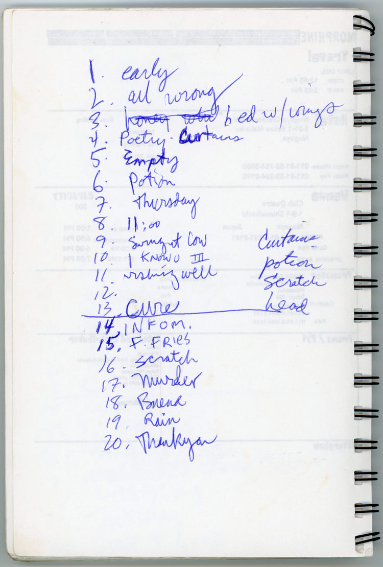 Japan Tour - September 1997